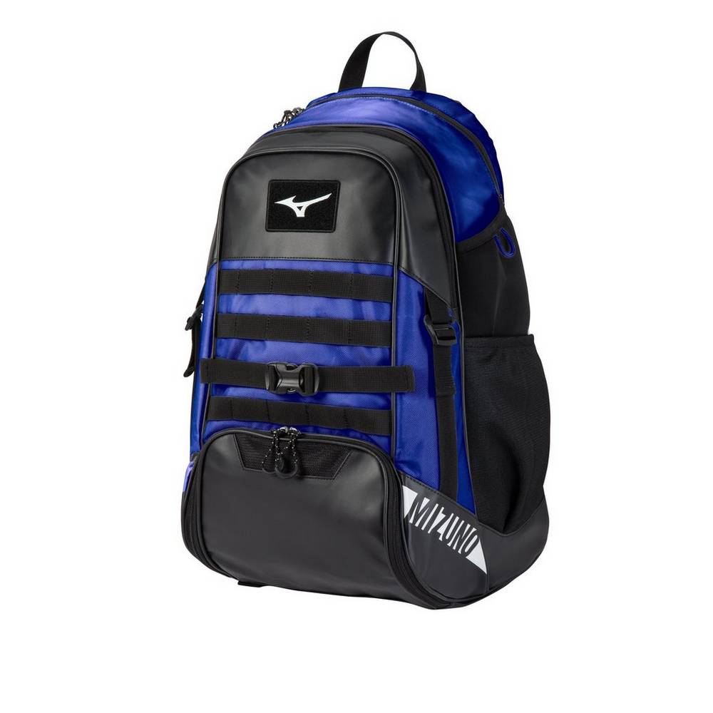 Mizuno Men's MVP X Baseball Backpack Black/Royal (360292-SUA)